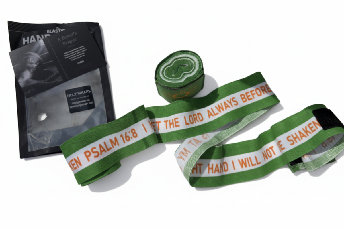 Green Holy Wraps - White Background